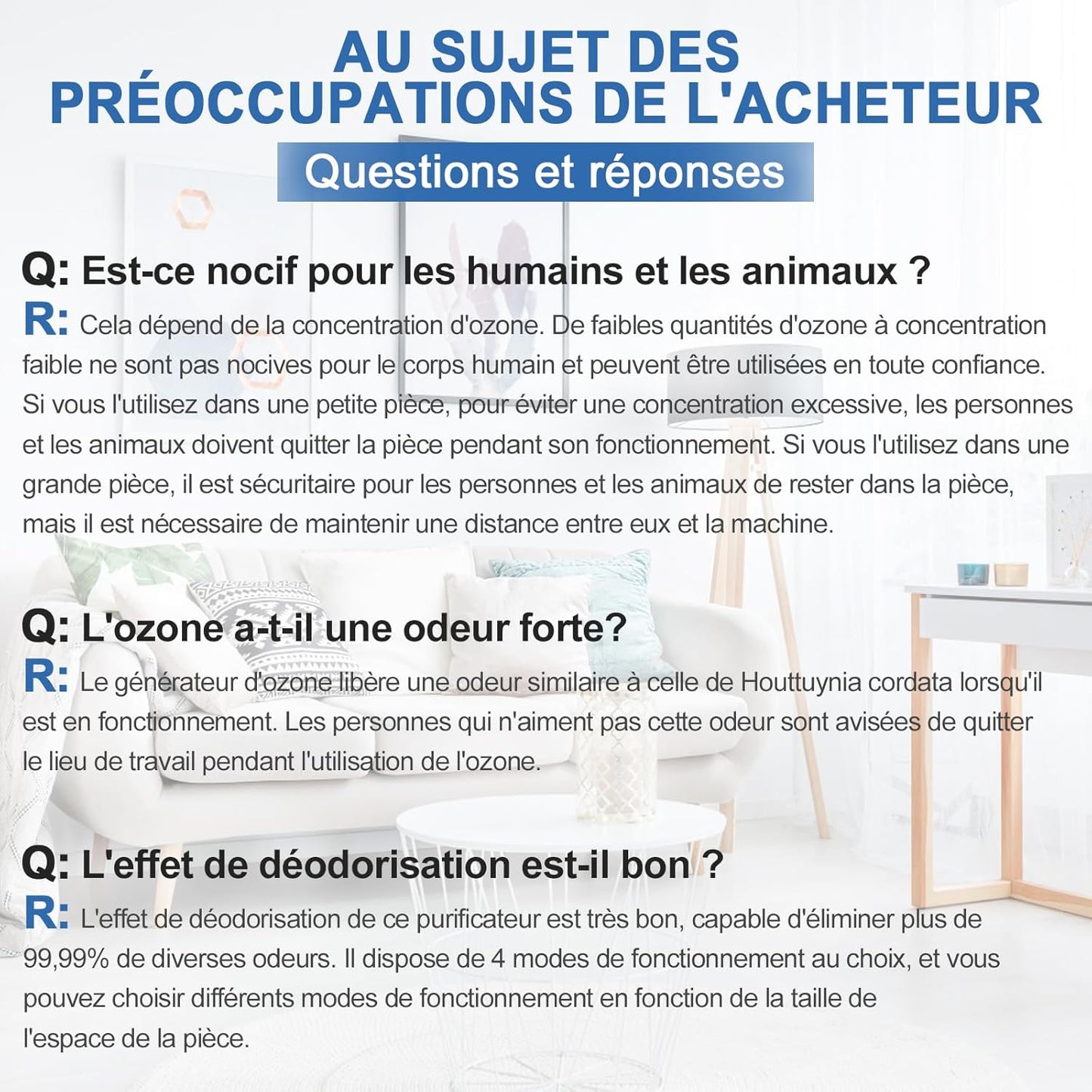 Générateur D'Ozone Purificateur D'Air, Ioniseur D'Air, Mini Purificateur D'Air À L'Ozone, Stérilisateur D'Odeurs Pour Chambre, Salle De Bain, Cuisine, Animaux Domestiques, Formaldéhyde, Odeur, Voiture