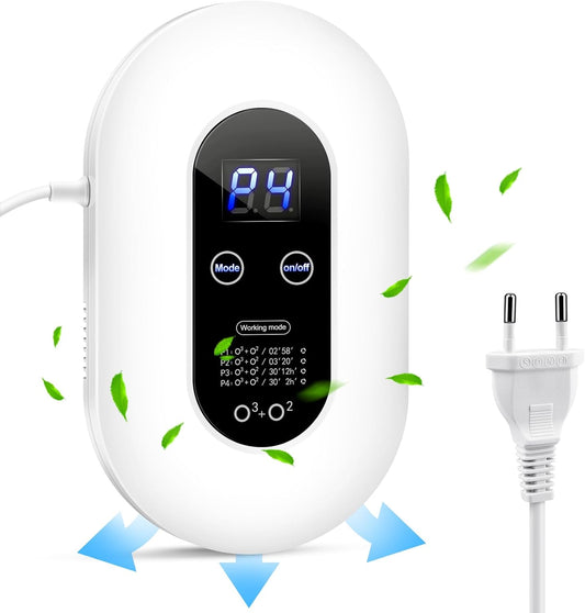 Générateur D'Ozone Purificateur D'Air, Ioniseur D'Air, Mini Purificateur D'Air À L'Ozone, Stérilisateur D'Odeurs Pour Chambre, Salle De Bain, Cuisine, Animaux Domestiques, Formaldéhyde, Odeur, Voiture